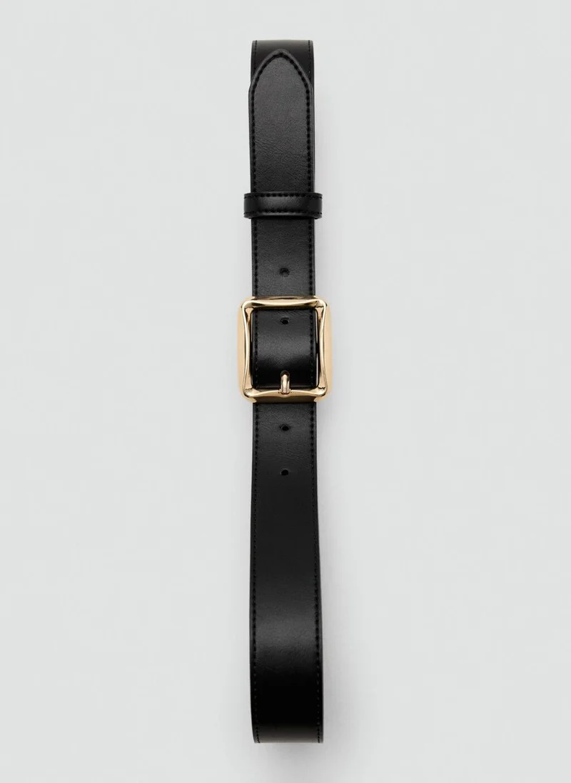 MANGO Square buckle belt